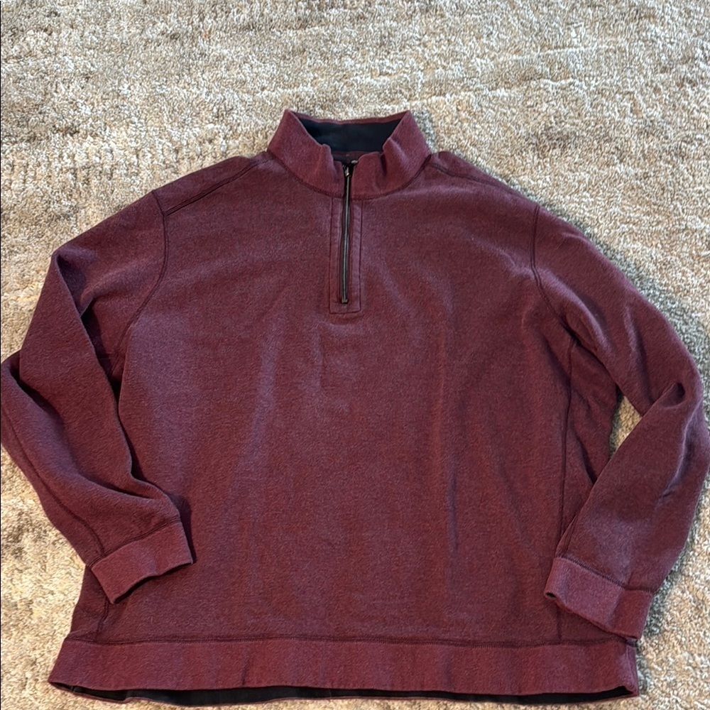 Tommy Bahama New Castle Half-Zip Pullover🍍Sz XXL🍍Pit to pit 30”🍍length 31”🍍